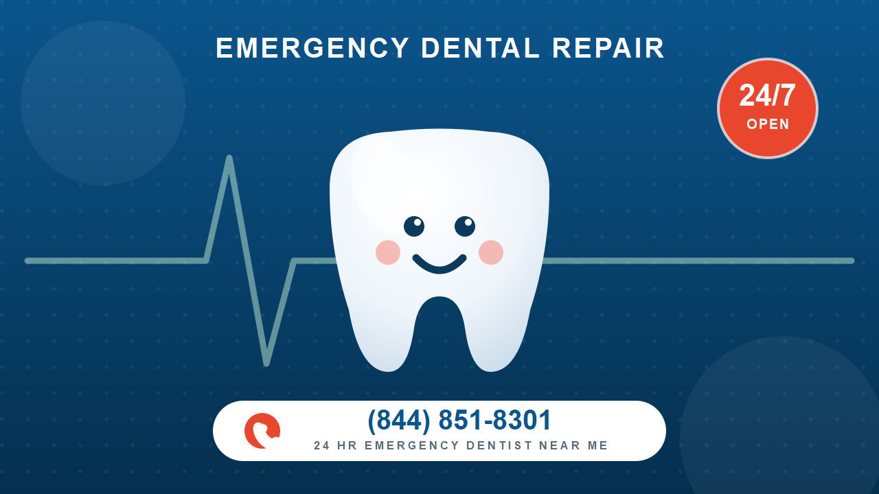 24 hr emergency dentist near me - Emergency Dental Repair, open 24/7